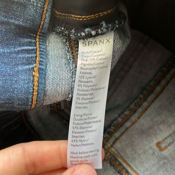 Spanx Raw Hem Pull On Jeans SP - Picture 10 of 11